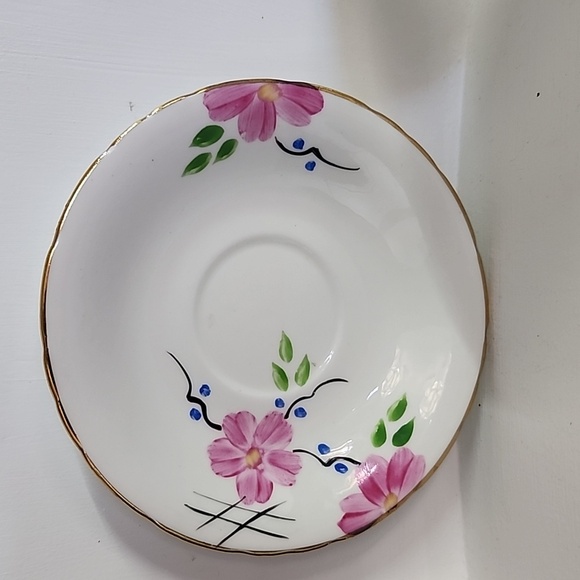 Delphine Bone China Tea Cup and Saucer, Made in England art deco - Picture 2 of 8